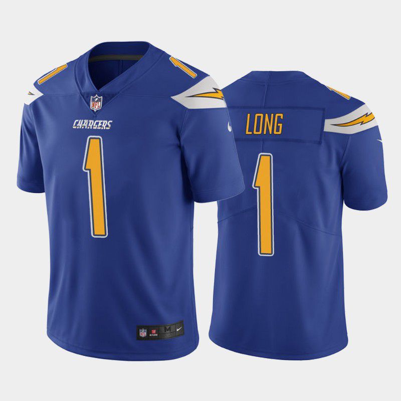 Men Los Angeles Chargers 1 Ty Long Nike Royal 2nd Limited NFL Jersey